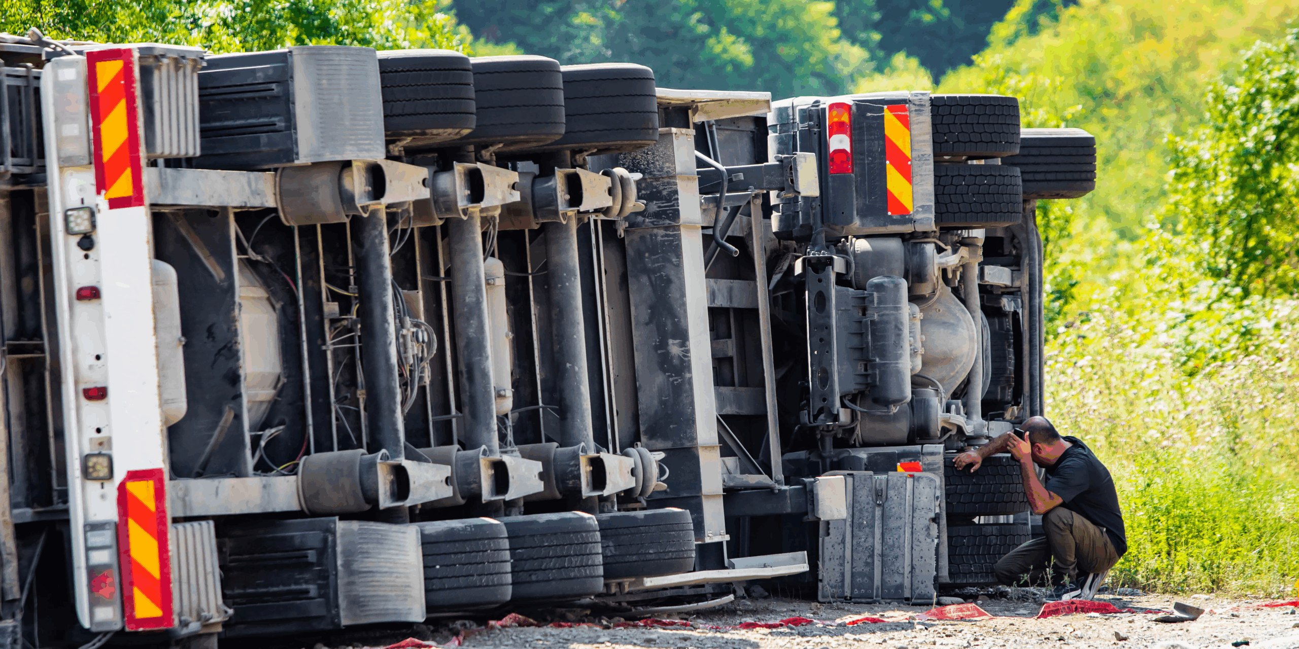 Cómo los Accidentes de Camión son Diferentes de los Accidentes de Auto Según la Ley de California